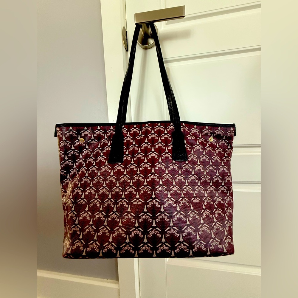 Liberty of London Iphis Little Marlborough Tote Bag - Burgundy